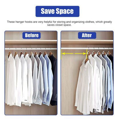 60pcs Clothes Hanger Connector Hooks