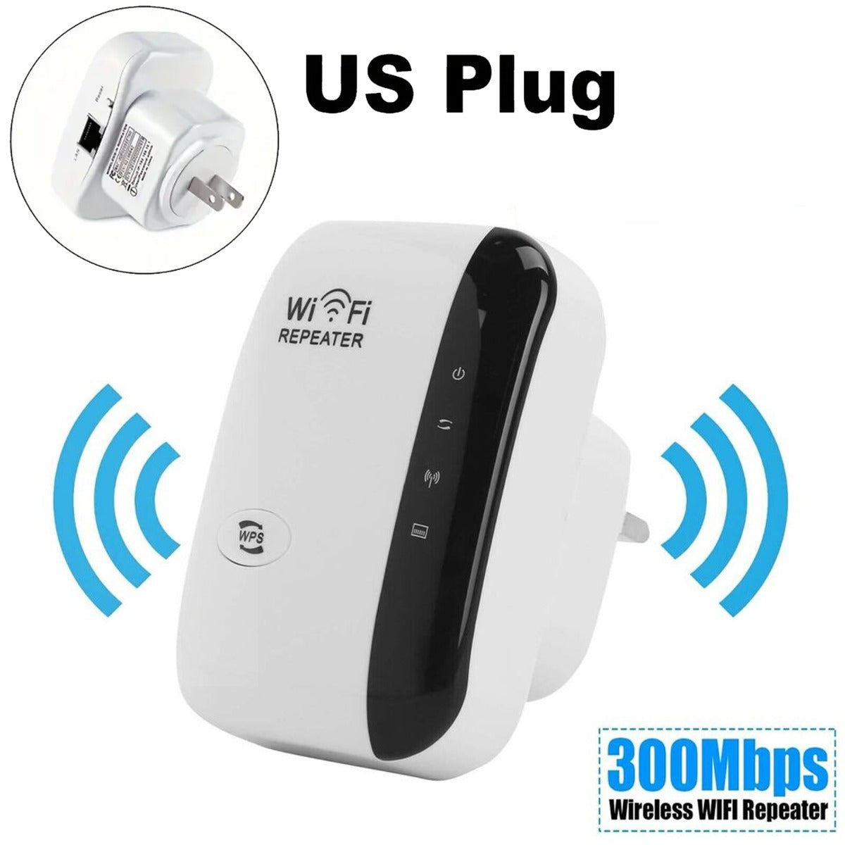2.4G WiFi Range Extender 300Mbps Wireless Repeater