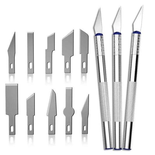 13Pcs Metal Carving Knife Set