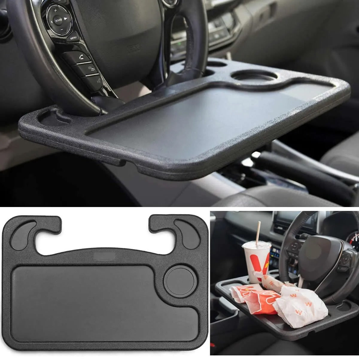 Multifunctional Car Steering Wheel Table Tray