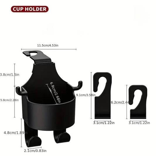 1pc Universal Car Seat Headrest Hook Storage Hanger Car Back SeatOrganize Car Interior Accessories