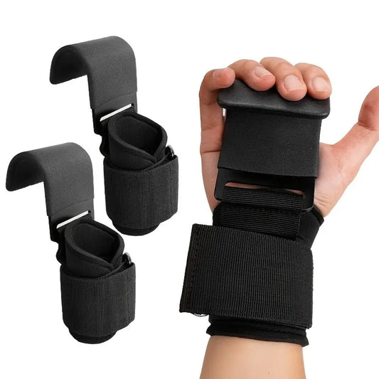 Heavy Lifting Hooks Wrist Straps Power Lifting Grip Pads