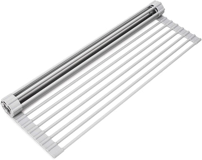 Multipurpose Roll-Up Dish Drying Rack