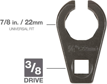 3/8 Inch Drive x 7/8 Inch Offset 6-Point Oxygen Sensor Socket