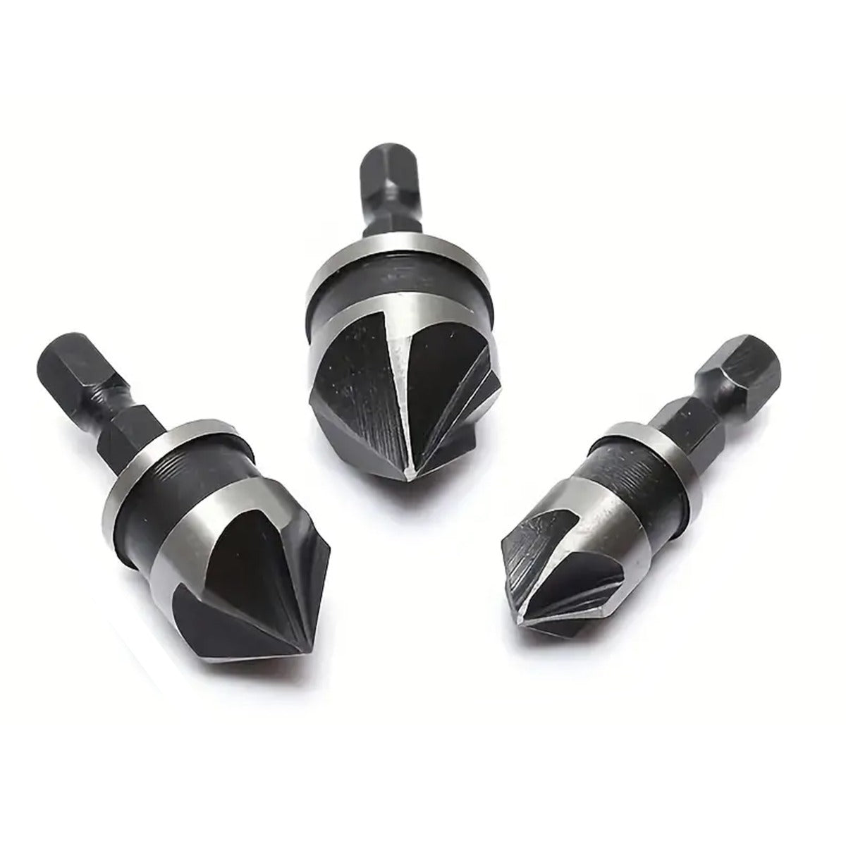3pcs 1/4 INCHES Hex 12/16/19mm Countersink