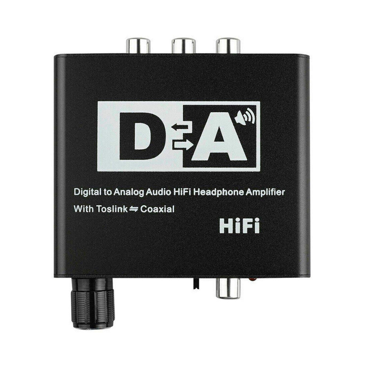 2 RCA Audio Control Converter Digital to Analog Optical to Coaxial Birectional