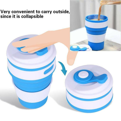 Collapsible Silicone CUP-Blue