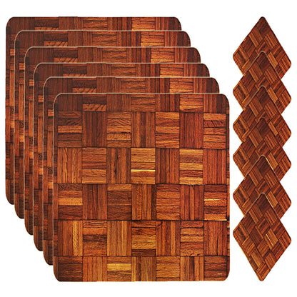 Wooden Design PVC Dining Table Placemat