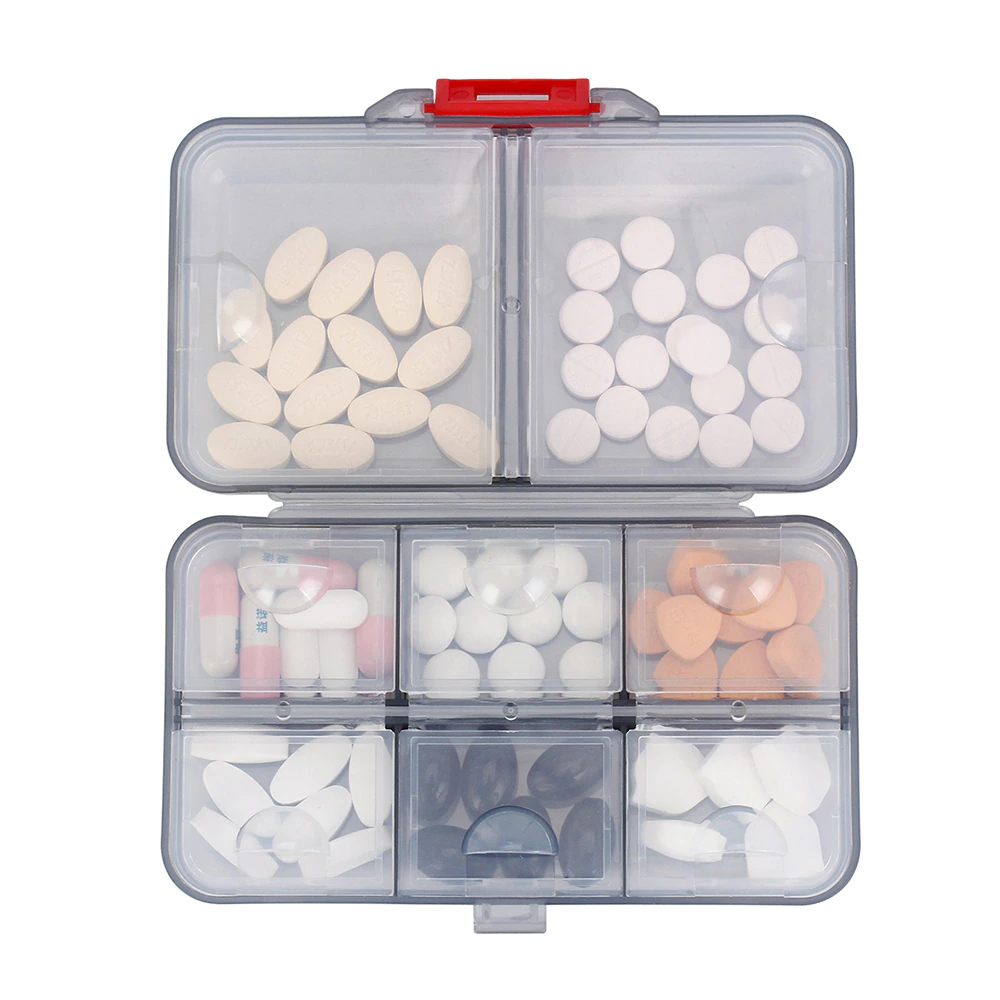 Travel Pill Organizer Medicine Box