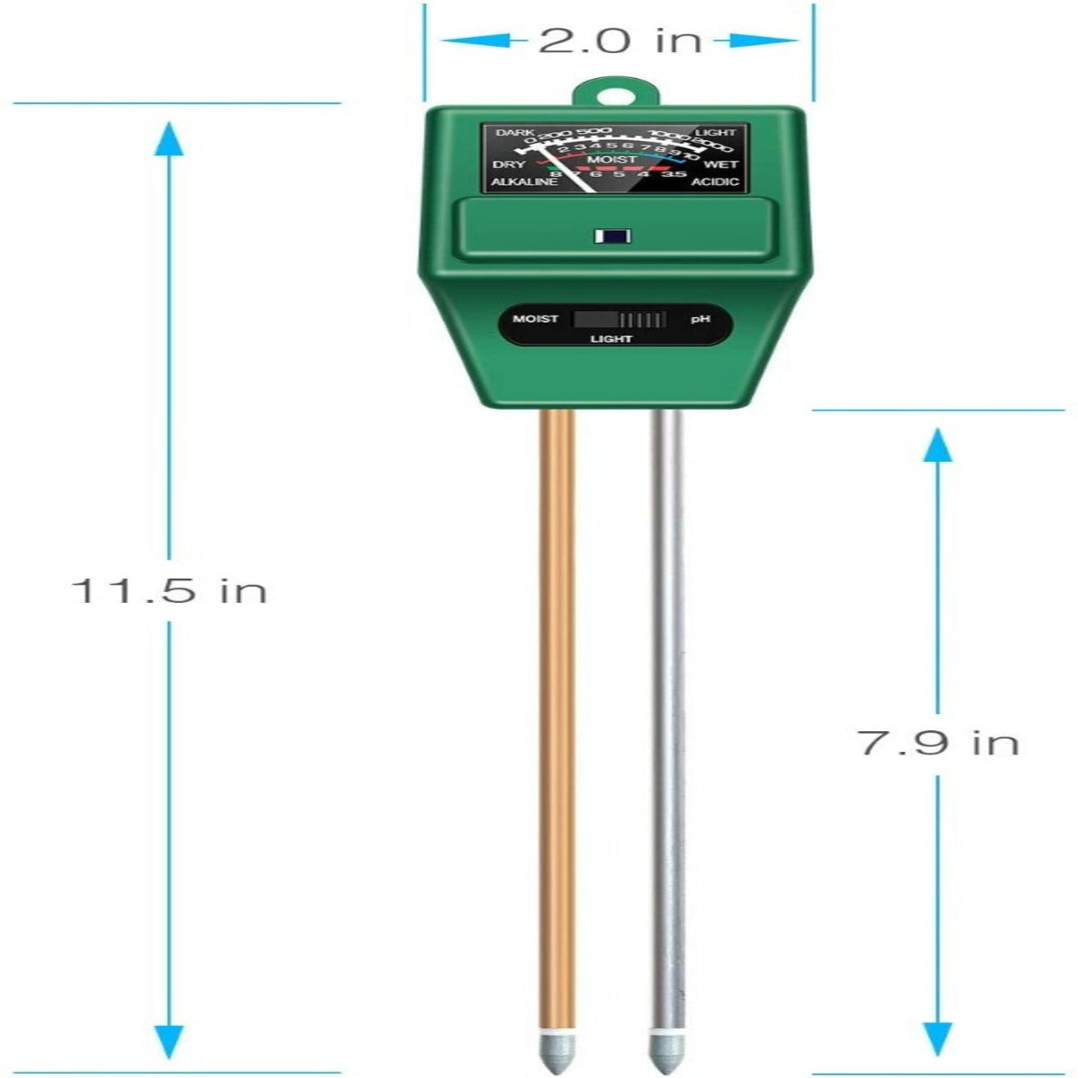 3-In-1 Soil PH And Moisture Meter