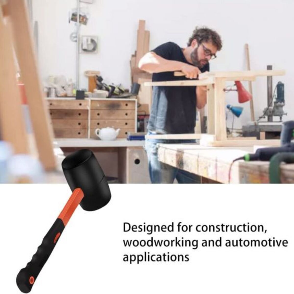 Rubber Mallet Hammer Non-Slip