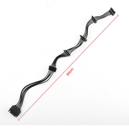15Pin SATA To 5SATA Hard Drive Splitter Adapter Cable