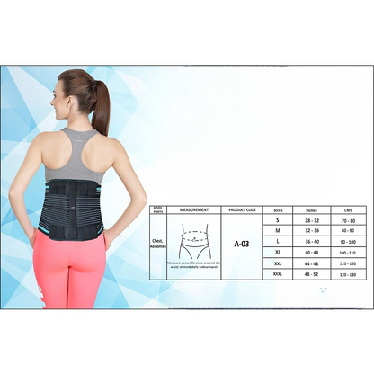 Back Support Belt With Adjustable Straps-XXL