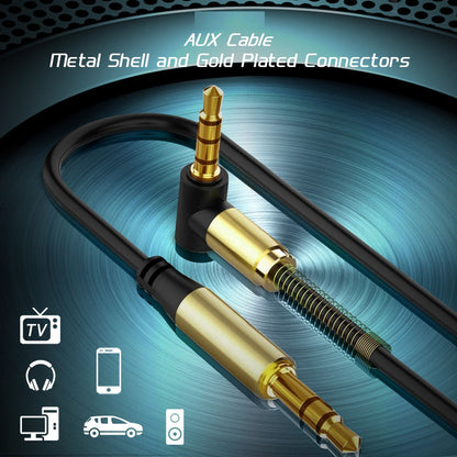 3.5mm AUX Cable Car Audio Stereo Headphone Jack Cord