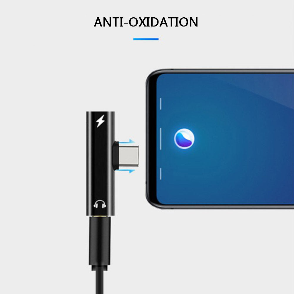 Type-C to 3.5mm Analog Audio Connector Headphone Jack Adapter
