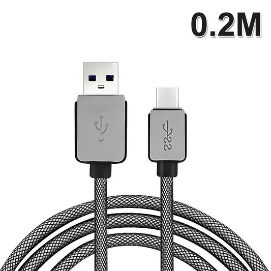 Braided Type C Charging Cable -0.2 M