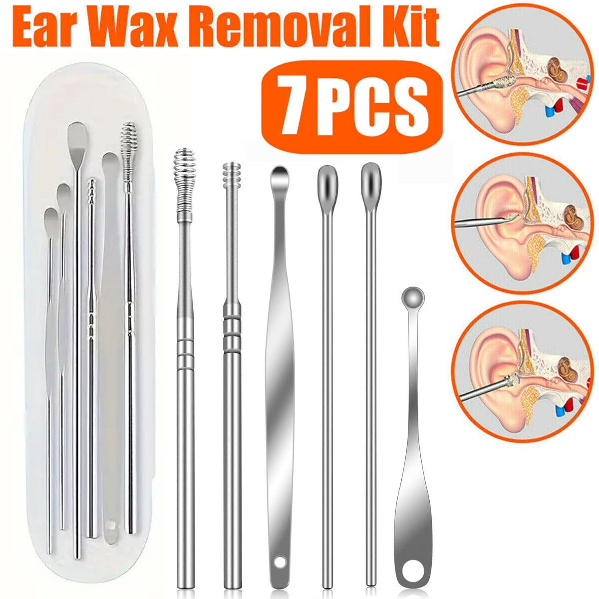 7pcs Ear Wax Removal Tool