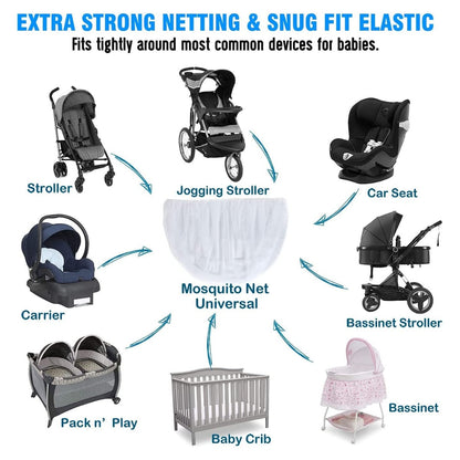 1pc Plus Stroller Mosquito Net