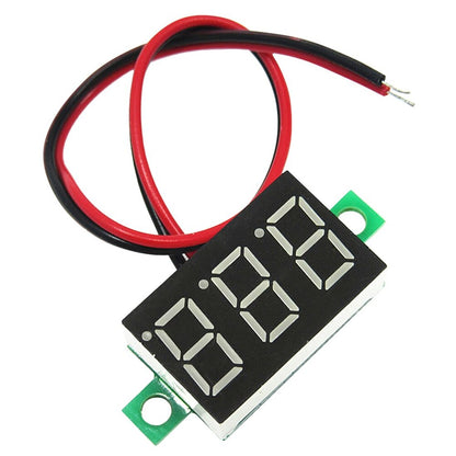 Mini Digital Voltmeter DC 2.5-30V 0.28 Inch LED Display 3-Wire Voltage Tester Meter