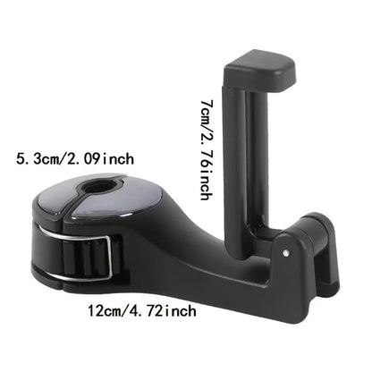 Universal Car Headrest Hook with Mobile Phone Holder