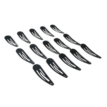 Simple Solid Color Snap Hair Side Clips Accessories Non-Slip For Girls & Women