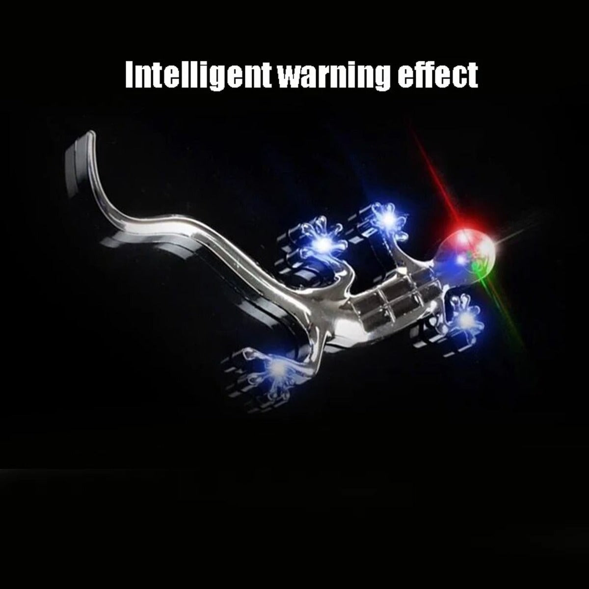 Led Car Gecko Solar Warning Signal Light
