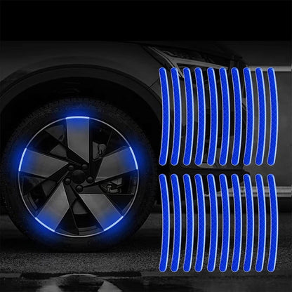 Car Wheel Hub Reflective Sticker