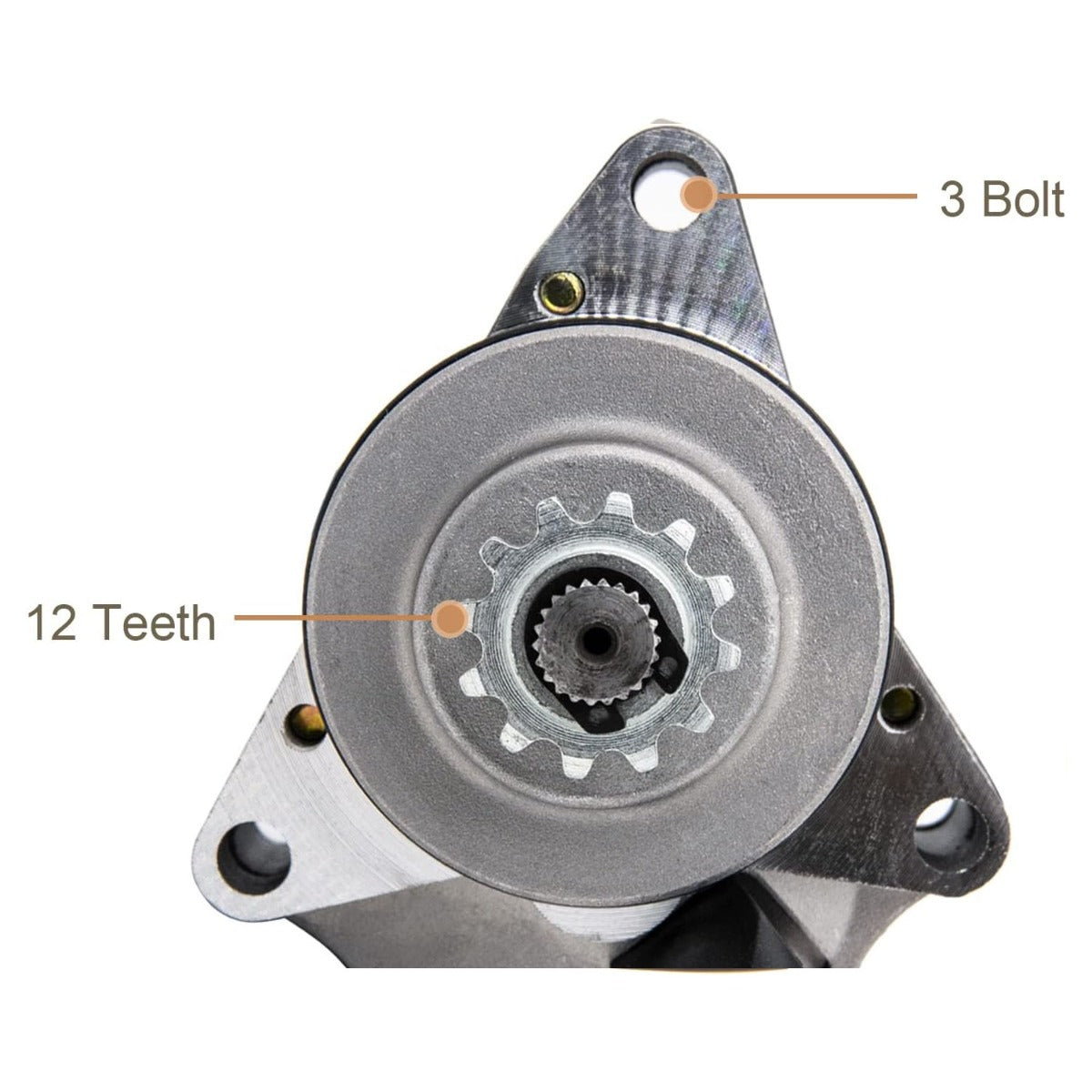 3 Bolt Top Electric Starter Motor Replacement For 50cc 70cc 90cc 110cc 125cc