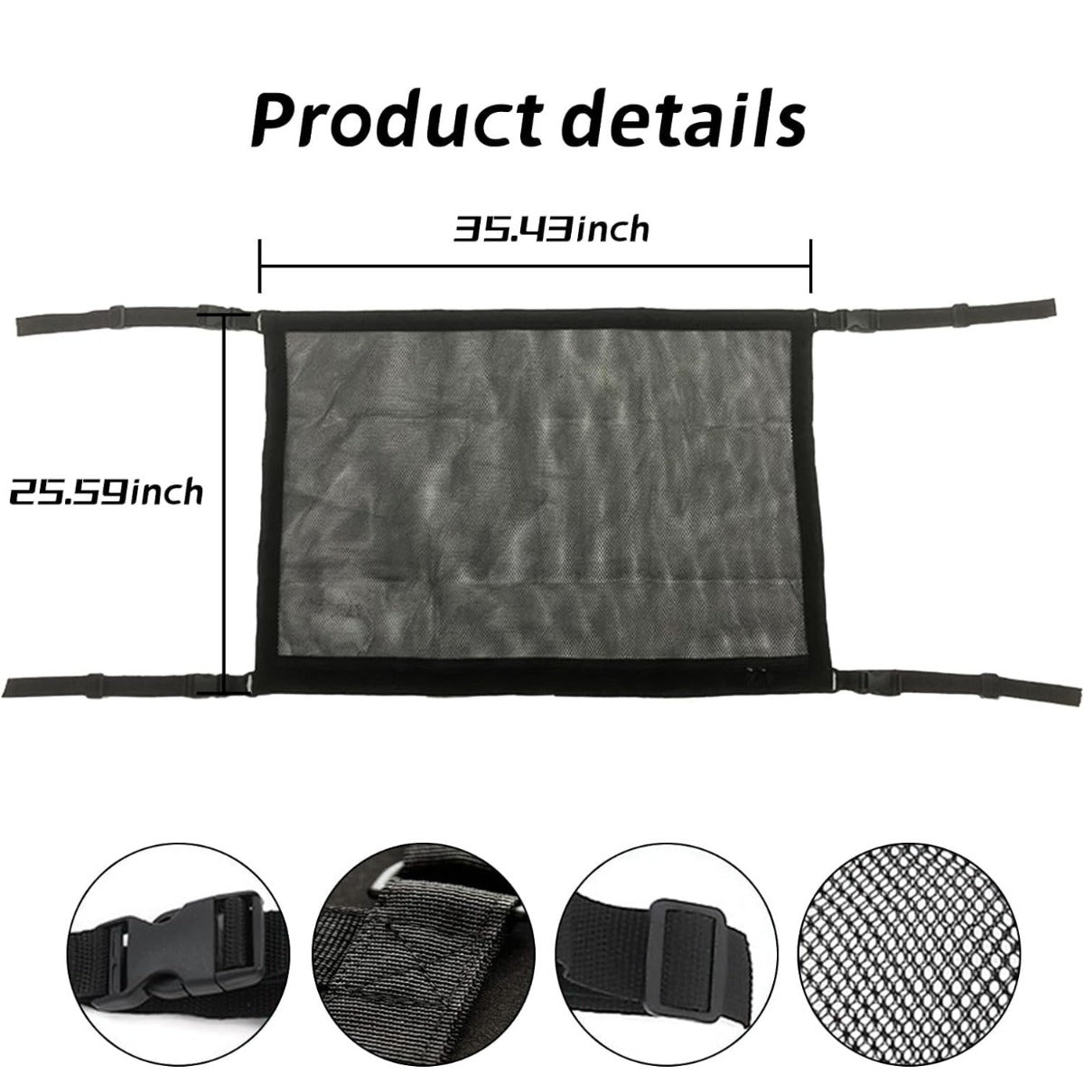 Car Ceiling Cargo Net Pocket