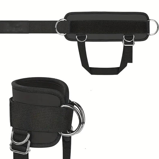 Comfortable Fitness Ankle Straps with D-Ring Cuffs