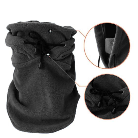 Winter Outdoor Riding Cap Windproof Ear Scarf Mask Integrated Thickened Cold Face Protection