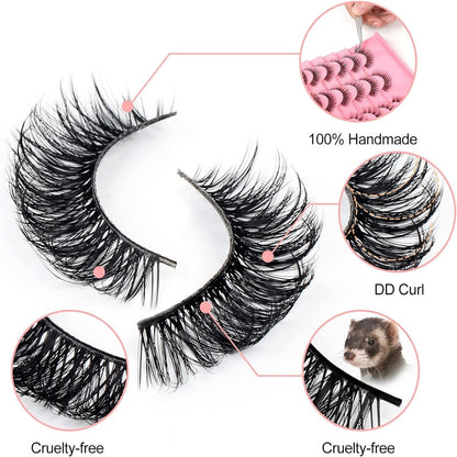 3D Faux Mink Lashes Natural False Eyelashes
