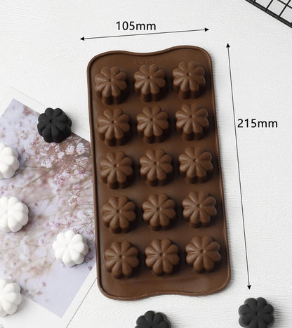 5Pcs Silicone Chocolate Molds