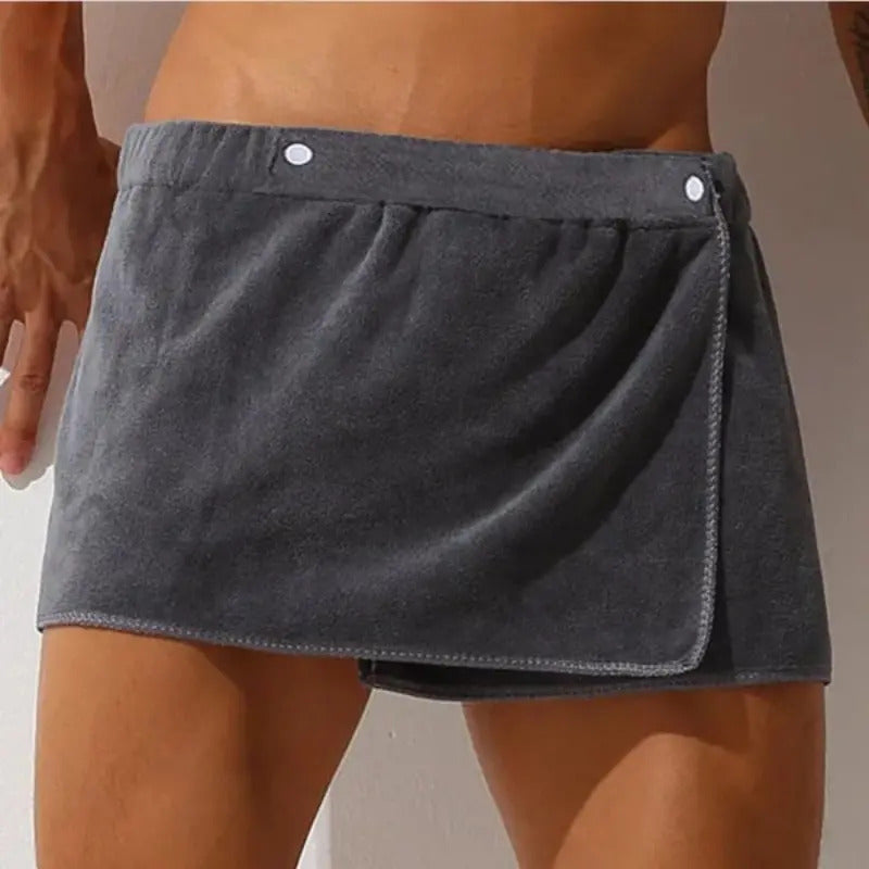 Coral Fleece Men's Bath Towel