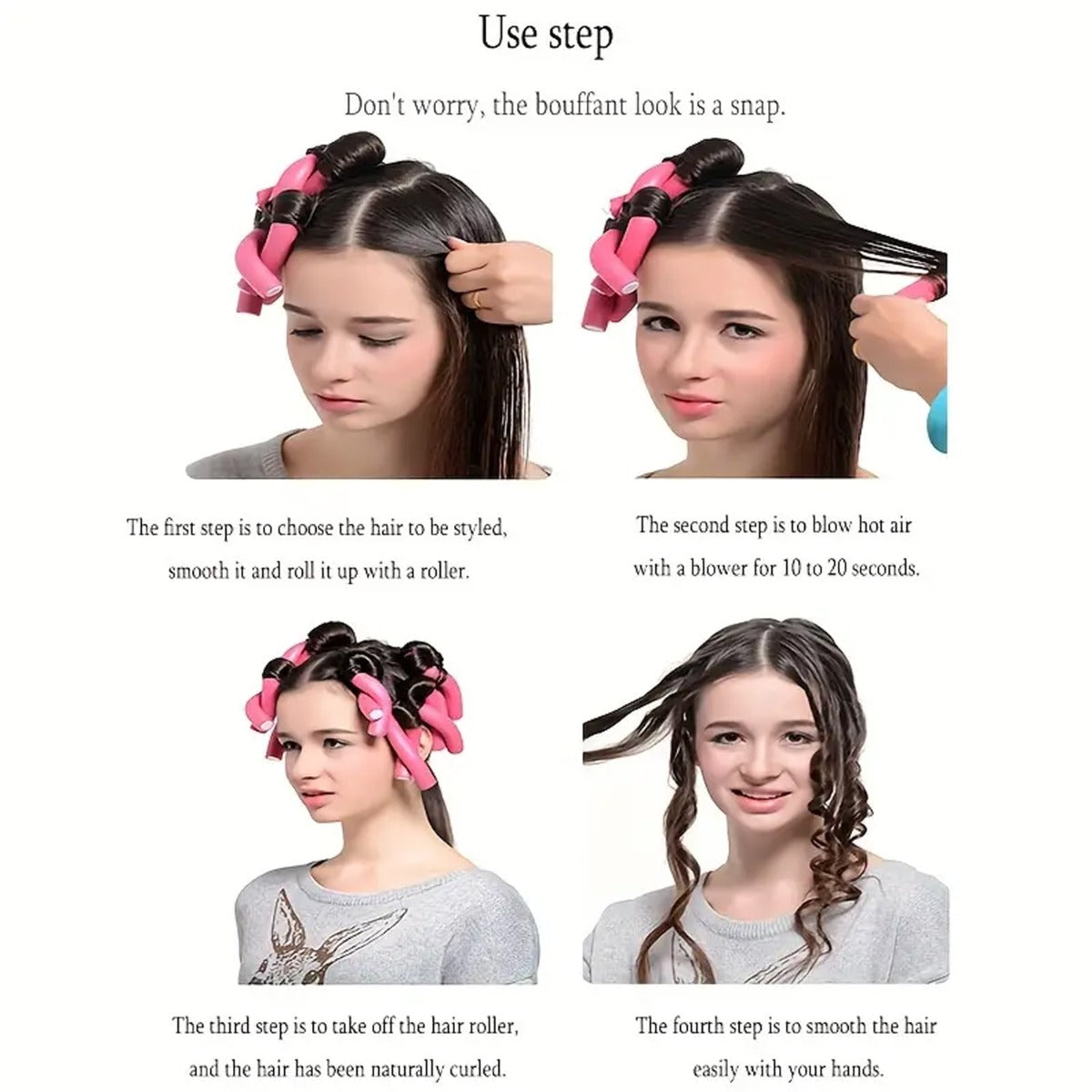 Flexible Curling Rods Hair Curlers Twist Foam