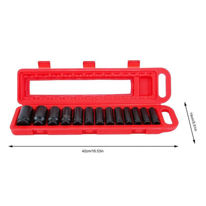 1/2 Inch Drive Deep 6-Point Impact Socket Set