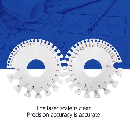 Wire Ruler Gauge Diameter Tool