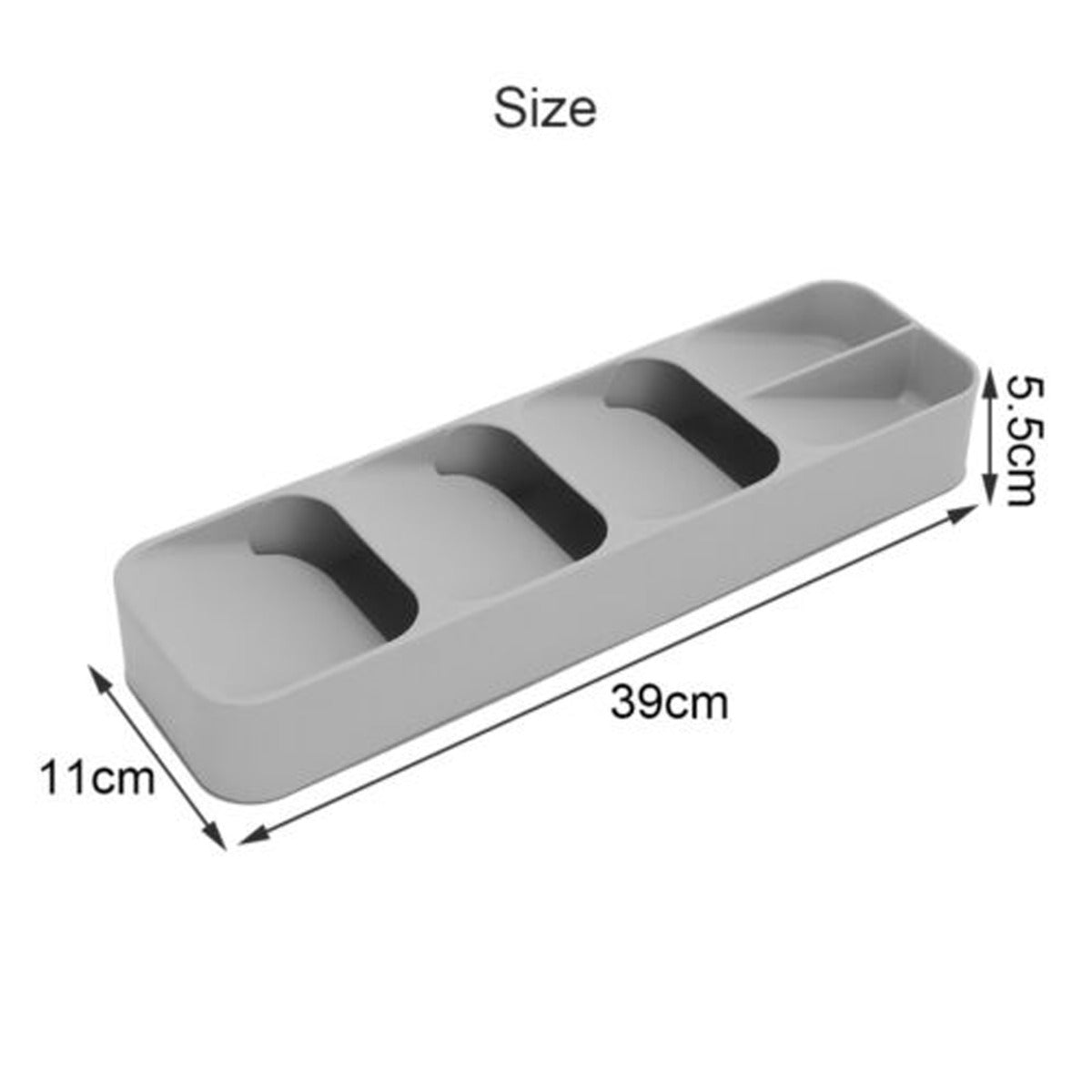 Stackable Drawer Cutlery Storage Organizer Tray