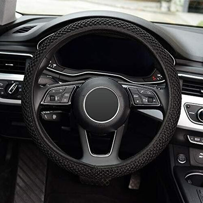 Leather Steering Wheel Cover