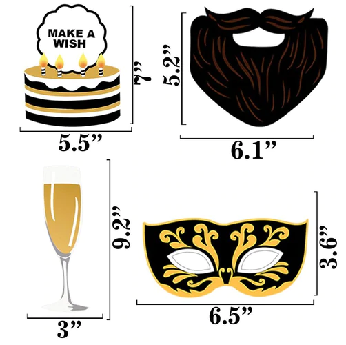 Birthday Party Props Funny Crown 21PCS