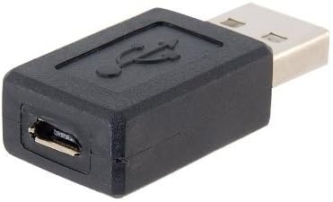 USB A Male to Micro USB Female Adapter Converter - Compact USB 2.0 to Micro-B Connector for Data Sync and Charging