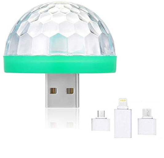USB Mini Disco Ball-Green