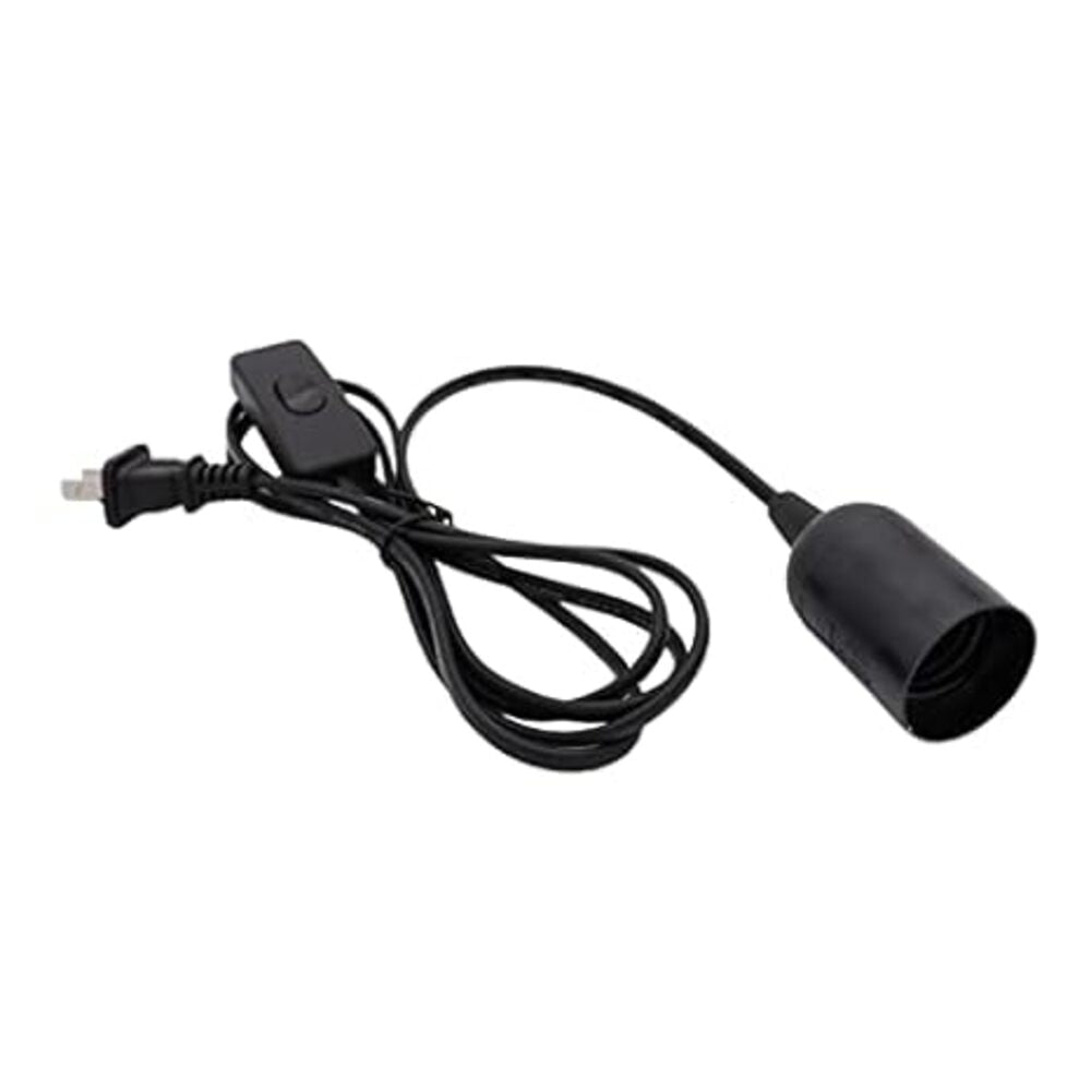 Light Lamp Bulb Holder Base Light Socket Cable Cord with On/Off Switch