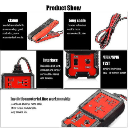 Auto Car Automotive Relay Tester