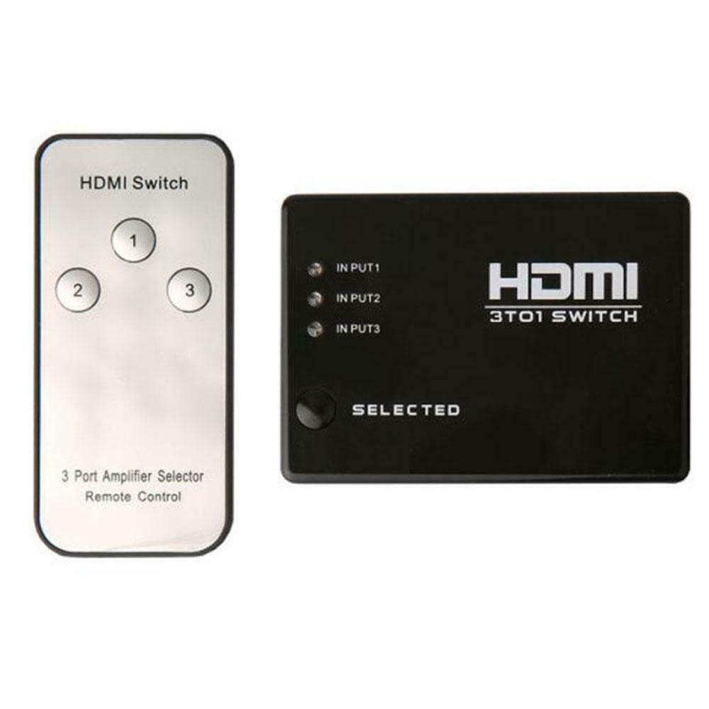 HDTV Switcher Box 3 In 1 Out, Full HD 1080P