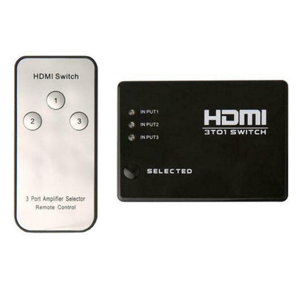 HDTV Switcher Box 3 In 1 Out, Full HD 1080P