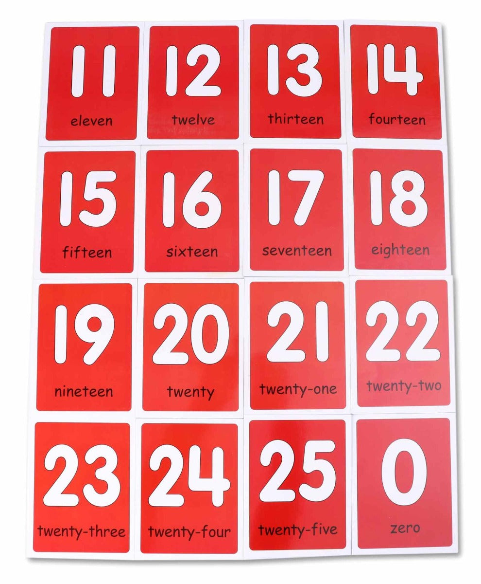 Discover Numbers Flash Cards