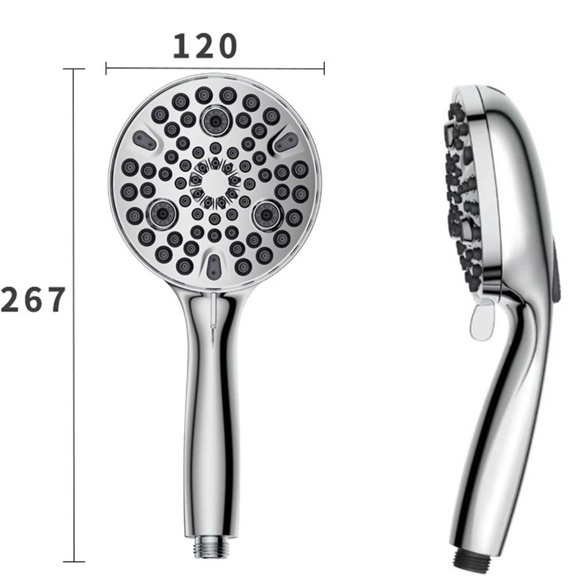 Bath Shower With Airbrush
