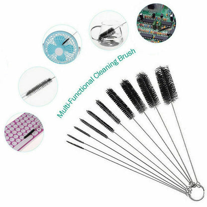 Nylon Straw Brush Cleaner Bottle Tube