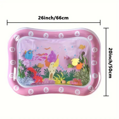 Baby Tummy Water Mat-Pink